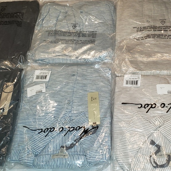 Knit Cotton Shirt Men's XXL Stripe NEW Long Sleeve Cozy Soft NWT 🎉HP🎉 - Picture 7 of 10